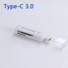 2-In-1 Multi Functional Type C 3.0 Card Reader Tf Memory Card Reader Usb Flash Drive Card Reader Adapter For Pc Laptops