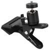 Tripod Camera Clip Clamp Holder with 360 degrees  Rotatable Ballhead Clamp for Motion Camera