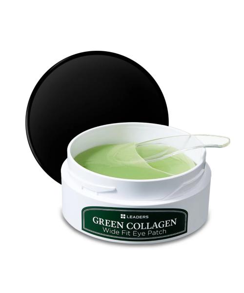 Leaders Green Collagen Wide Fit Eye Patches 60 Sheets