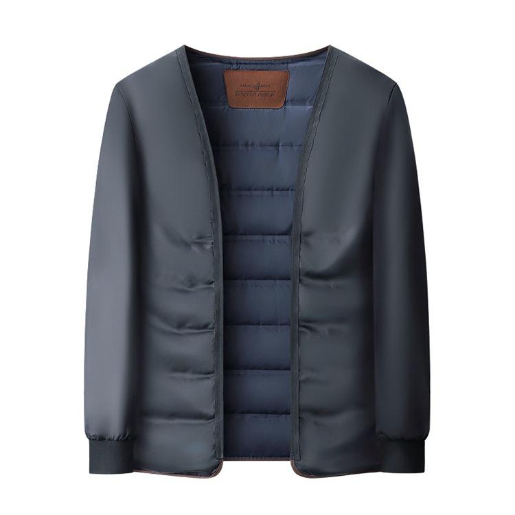 2025 Herren Business Casual Jacke mit abnehmbarem Daunenfutter - Winter Dicke Oberbekleidung