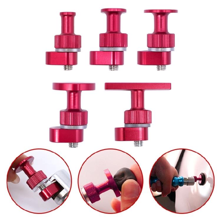 5Pcs Drawing Plate Dents Repair Accessories Lockable Puller Dents Repair Tool Gasket Aluminum Auto Dents Pulling