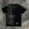 Southpole Tričko Y2K Vintage Grafické Tričko Opotřebované Oversized Gotické Streetwear