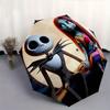 1 Ombrello Portatile Colorato con 8 stecche, a Tema Jack Skellington e Sally, Apribile Automaticamente, per Uomo e Donna, un Compagno Compatto per il Pendolarismo Adatto per Da