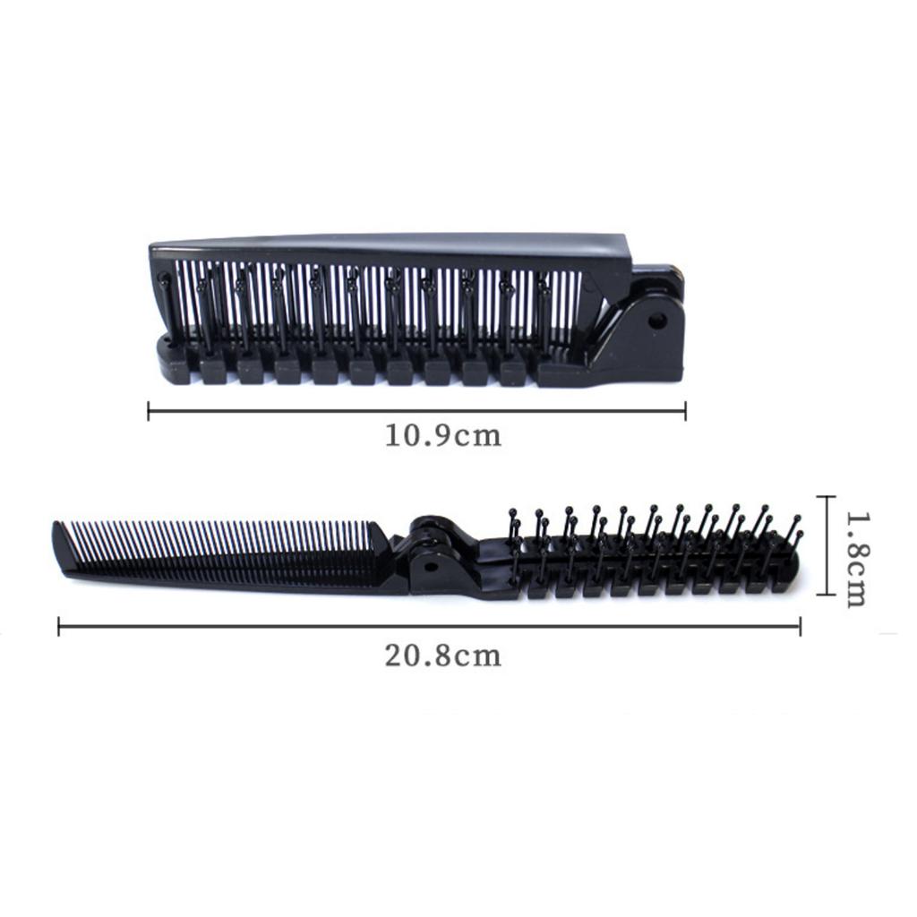 Foldable Hair Brush Folding Pocket Comb Portable for Travel Styling Tool
