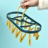 Multi-Functional Home Use Clothes Drying Rack Windproof Creative Design Plastic Clothes Hanger for Balcony T-Shirt Drying Holder