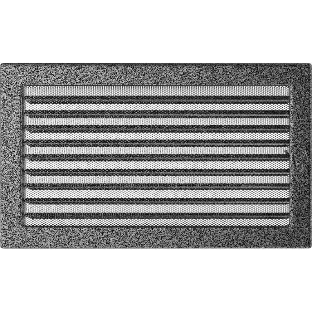 Vent Cover 22x37 Black and Silver with Blinds