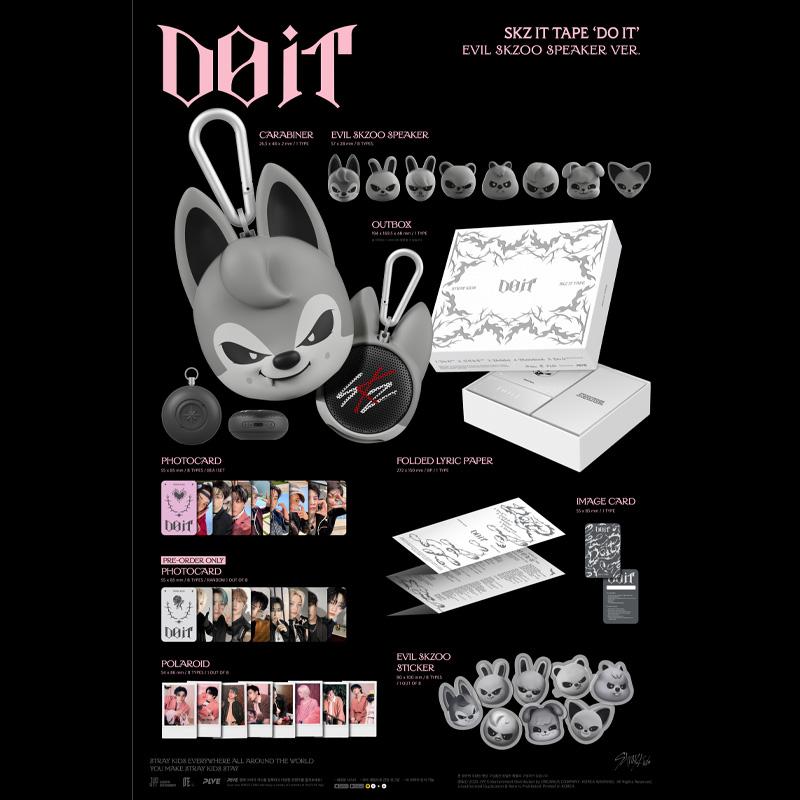 [PŘEDOBJEDNÁVKA] Stray Kids – SKZ IT TAPE ‘DO IT’ EVIL SKZOO REPRODUKTOR Ver. (Výběr člena)