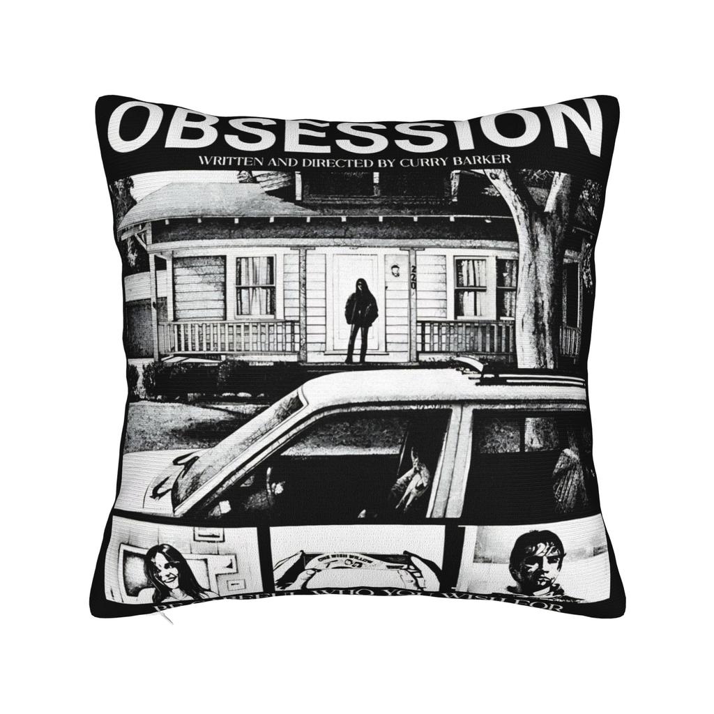 Decorative Pillowcase Obsession 2026 Horror Movie  Merchandise Home  Throw Pillow Case Cover Zippered Multi Size