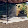 7 Pcs Garden Set with Anthracite Cushions Pine Wood