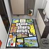 Grand Theft Auto Peach Creek Themed Antislip S Durable Polyester Home Decor S Large Size Durable Floor For Living Room Restaurant Entrance Office Desk