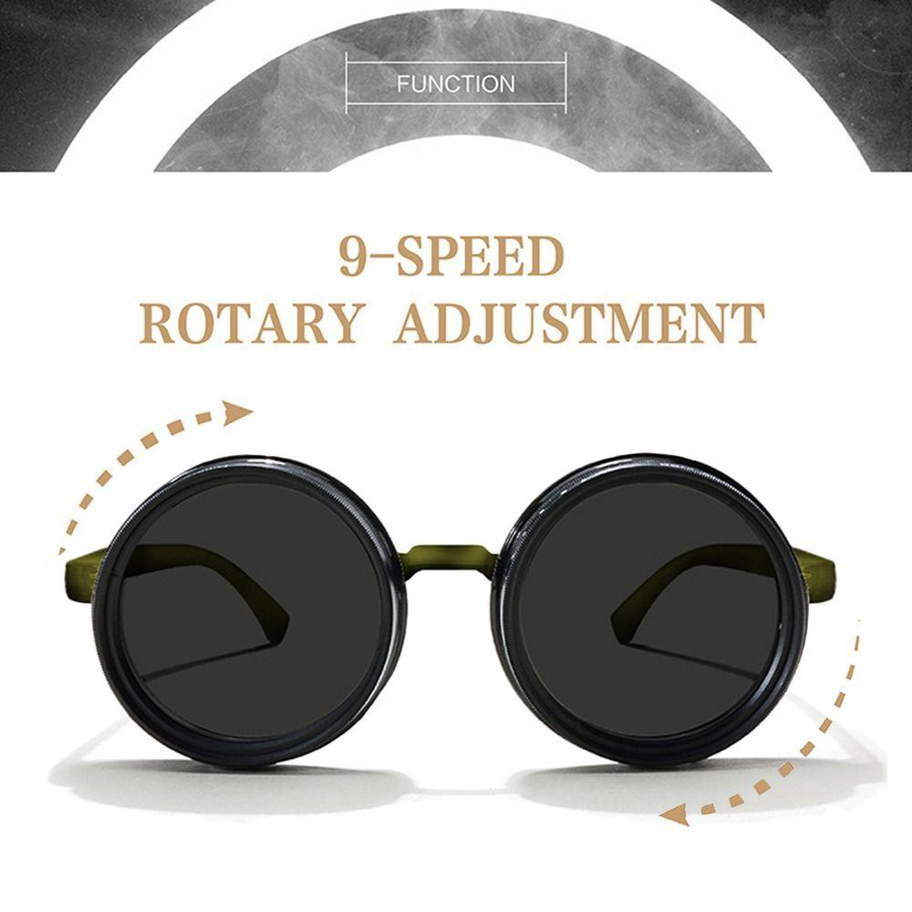 9 Level Adjustable Dimming Glasses ND Filter Sun Glasses Fashion Polarized Sunglasses  Driving