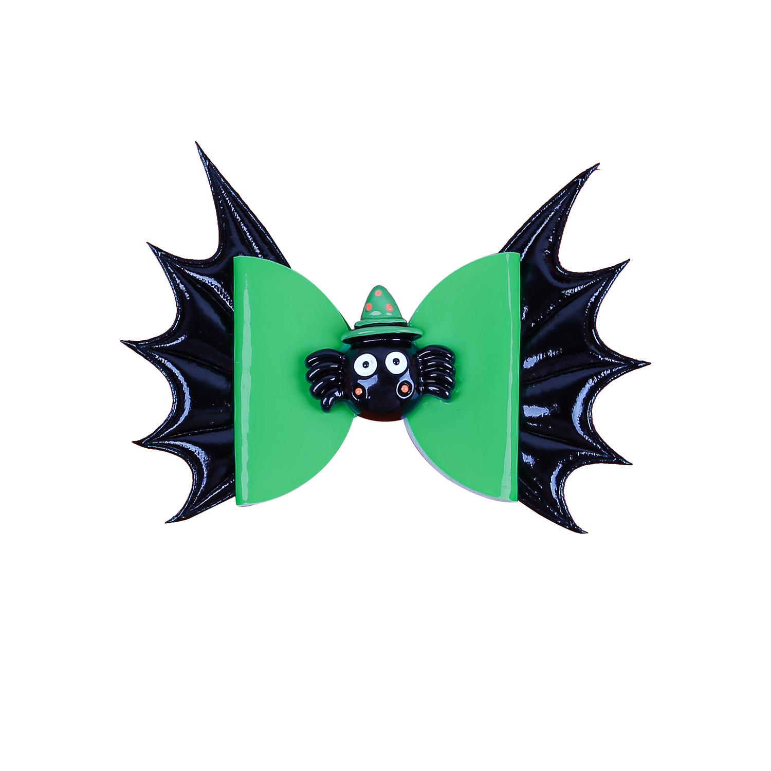 

Модные заколки для волос на Хэллоуин, тыква, дьявол, банты для волос с зажимами, заколки-бабочки для фестивальной вечеринки для девочек, детские аксессуары для волос