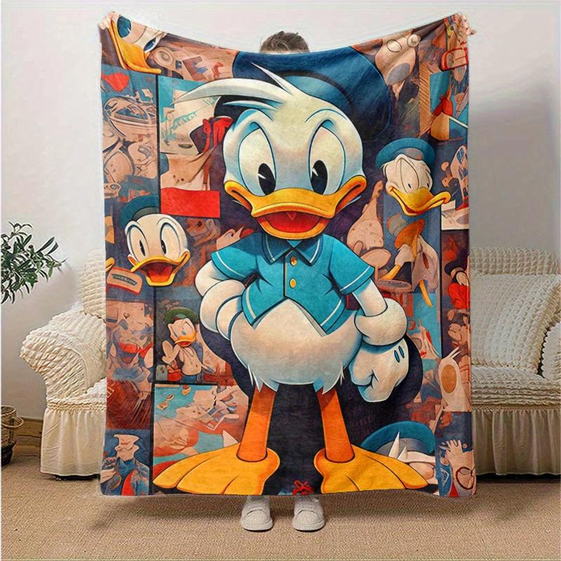 1pc, Donald Duck Throw Blanket Cozy & Soft Coverlet for Home Decor, Couch, Bed, Travel