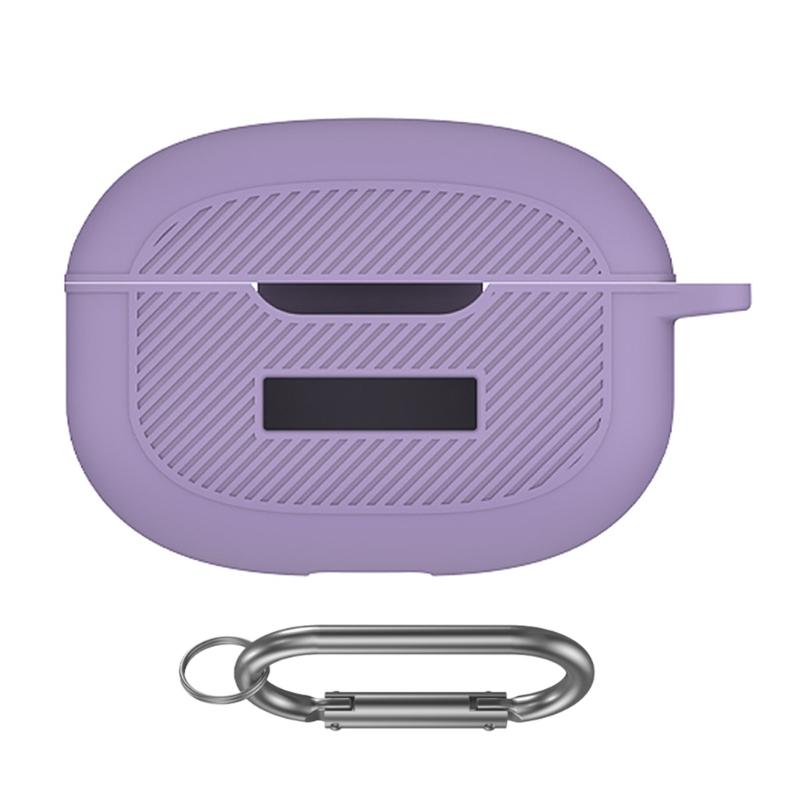 

Силиконовый чехол-футляр Пылезащитный Водонепроницаемый Защитный Чехол Предотвращение Повреждений для Повседневных Наушников 2024 фиолетовый