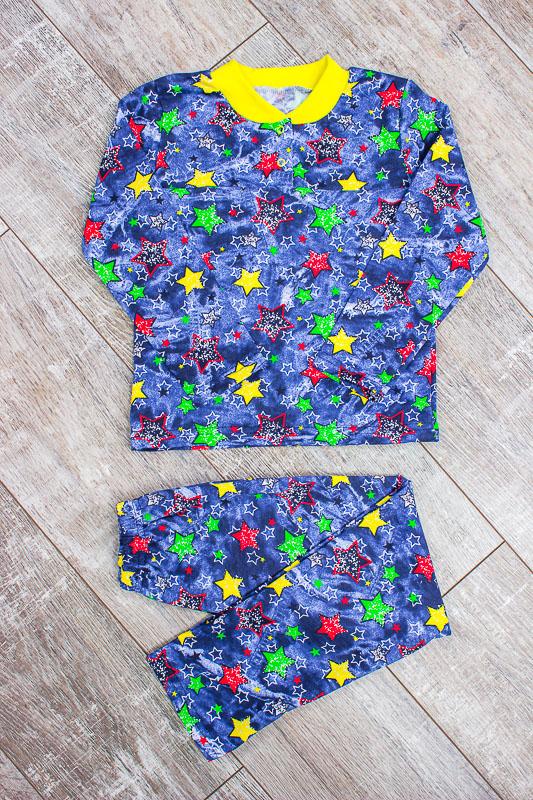 

Дівоча піжама на ґудзиках – М яка тканина та милі принти, Демісезонна, 6077-024-5 HC 98 індиго