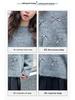 2025 Girls' Fashion: Round Neck Wool Sweater for Autumn/Winter - Medium & Large Children's Knitted Style