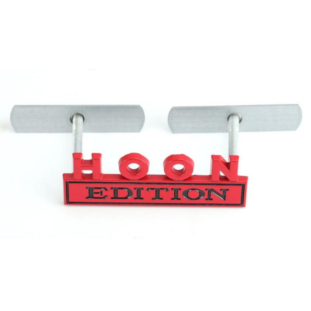 1Pc 3D Metal HOON Edition Logo Car Front Grille Badge Side Fender Rear Trunk Emblem Sticker Decal