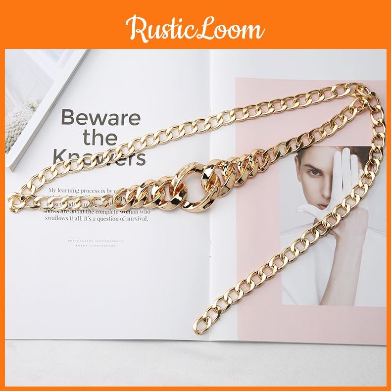 Metal Chain Waist Belt For Women Fashionable Stylish Accessory For Dress And Shirt Wear