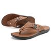 Summer New Men's Flip-flops Hollow Breathable Outdoor Beach Shoes Non-slip Soft-soled Cool Slippers Men's Shoes 878