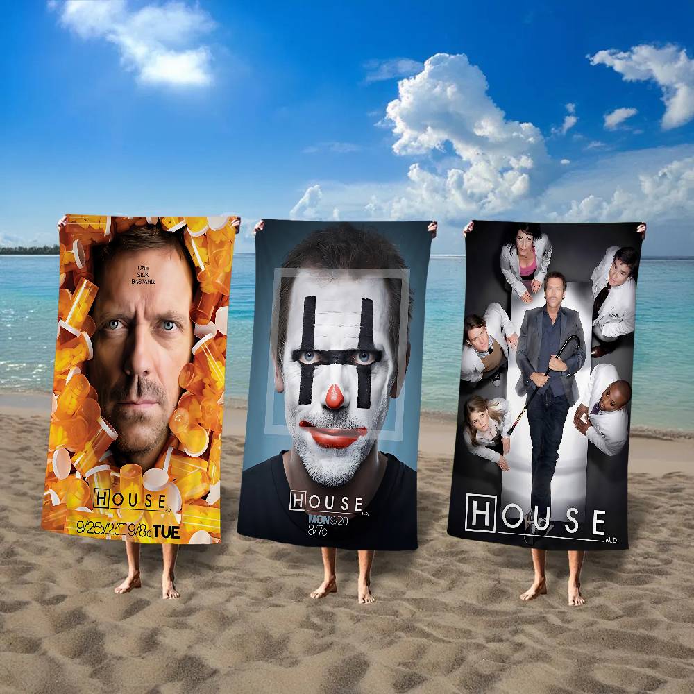 Medical Drama House MD TV Show Big Microfiber Beach Towels Quick Dry Towel Sand Beach Towels Pool Towel For Travel Swim