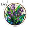 Irregular Shape Puzzle Pieces Acrylic Jigsaw Suncatcher Stained Glass Window Hanging Ornament DIY Puzzles Hands-on Activity Sun Catcher Panel for Home