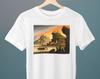 Castles On the Rhine, Thomas Chambers Painting, Unisex T-Shirt, Art T-Shirt, Gift for Her, Gift for Him, Art Lover Gift