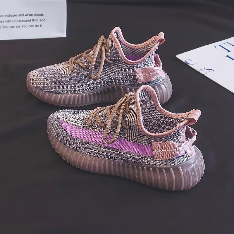 Couple shoes fly-woven coconut shoes women's 2025 new breathable mesh shoes casual versatile comfortable sports shoes men ins tide