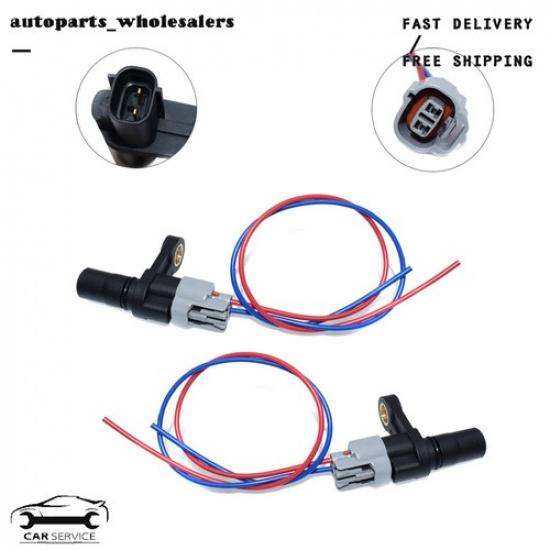 2 Transmission Input Output Vehicle Speed Sensor W/Plug For Scion xB Camry Lexus