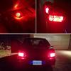 HooMoo S25 LED Double 1157 BAY15D P21/5W Brake Lamp, Red, Size Same As Genuine