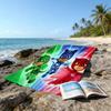 1pc PJ Marks1 Beach Towel, Beach and Seaside Swimming Pool Equipment, Fashion Pattern, Rectangular, Travel Essentials