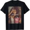 Camiseta Gráfica Meme Rosto de Boneca Desgastado Engraçado Unissex Algodão Presente