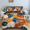3D Butterfly Print Bedding Set Skin Friendly Duvet Cover With Pillowcase King Queen Size Quilt Cover Home Textiles