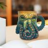 Ocean Creature Mug,3D Sea Funny Mugs,Handmade Shaped Statue Cup Coffee Mug Decorate