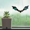 Window Panel Hanging Bat Sun Catcher for Window Wind Chimes for Hanging Wall Art Ornaments for Home Garden Decoration
