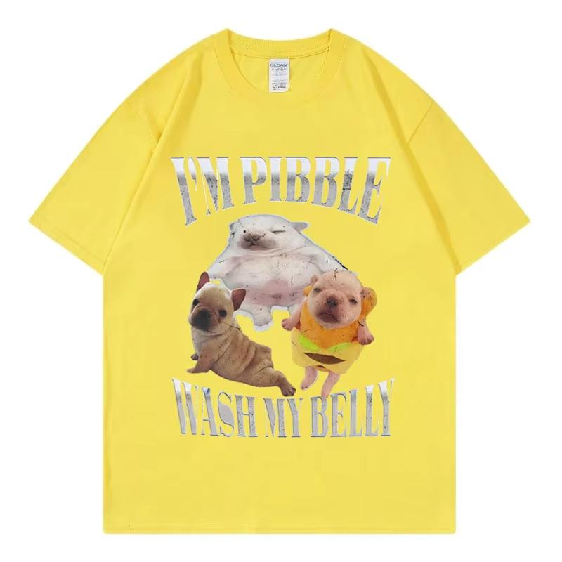 

Baby French Bulldog Funny Dog Meme Graphic T Shirts Fashion Vintage Short Sleeve T-shirts Men Women Casual Loose Cotton T-shirt 4XL
