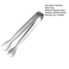 Stainless Steel Ice Tong Mini Sugar Cube Tong Heavy Duty Small Serving Tong for Appetizers Tea Party Coffee Bar