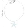 Beach Sea Series Bohemian Starfish Choker Bohemian Starfish Rice Beads Chain  Women