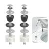 2PCS Stainless Steel Toilet Tank Bolt Kit Top-mounted Toilet Seat Hinge  Bathroom Maintenance