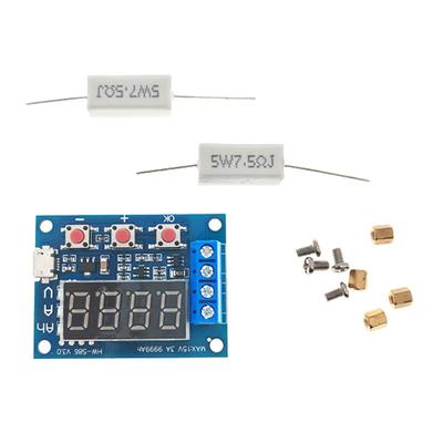 Battery Capacity Tester Module ZB2L3 LED Digital Li-ion Lithium 18650 External Load Battery Discharge Testing Analyzer Micro USB