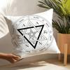 Mogen David Pillow Case Linen Cushion Covers For Decorative Sofa Home Pillows Case Car Chair Pillows Cases