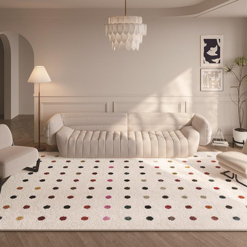 Living Room Carpet Dirt Resistant and Easy To Maintain Household Carpet Bedroom Bedside Carpet Decorative Foot Mat