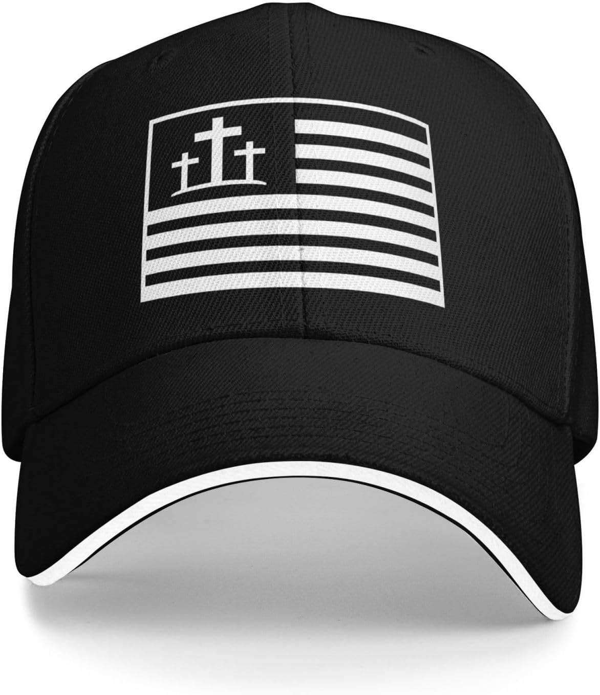 Jesus The Way The Truth The Life Baseball Cap Polyester Adjustable Cross Religious Hat One Size