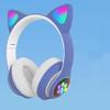 Süße Katze Kabellose Kopfhörer RGB Süße Katzenohren Headset Mit Mikrofon Geräuschunterdrückung Kinder Stereo Musik Kindergeschenke