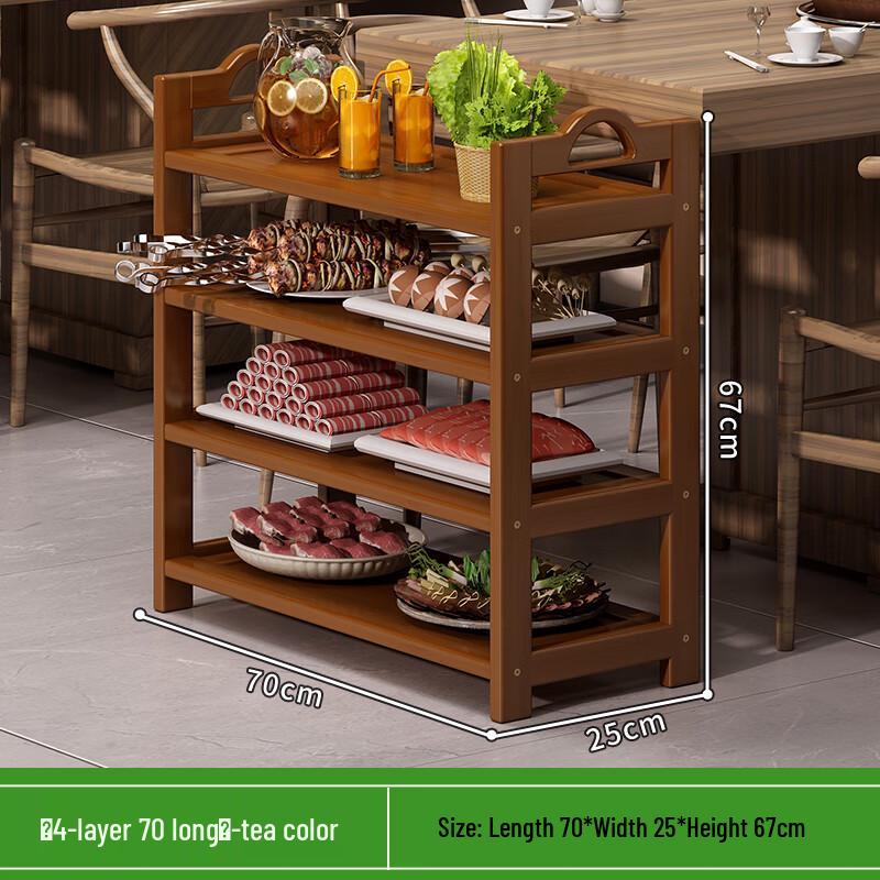 Commercial Hotpot Dining Height Prep Shelf