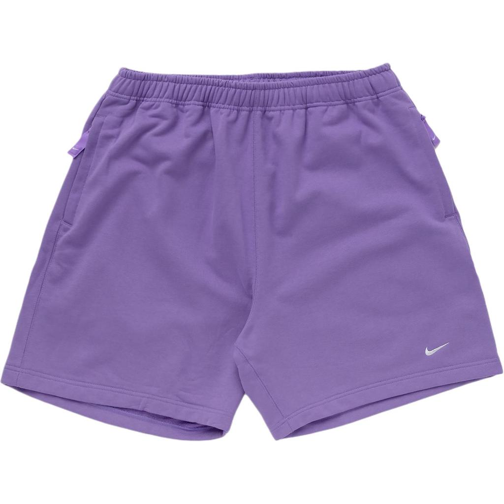 Nike Solo Swoosh Solid Logo Loose Fit Sports Shorts Men Shorts Space-Purple DX0817-567