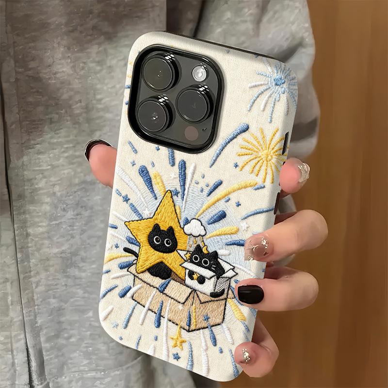 

Explosive Coal Ball for Apple 17 Promax Cartoon Cute for IPhone 16 Pro Camera All Inclusive 15 New Models (as the picture-44239-)-For Apple 7