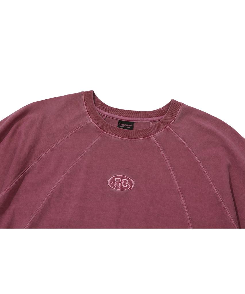 CPGN STUDIO Cp Pigment Cutout Short Sleeve T-Shirt Dusty Pink