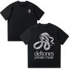 Deftones Camiseta Musical Privada Banda de Rock Verão Metal Gola Redonda Respirável Manga Curta Homens Mulheres Moda Camiseta Algodão