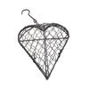 Hanging Plant Holder Heart Shape Iron Wire Succulents Holder Plant Hanger Wreath Frame Plant Grow Basket for Succulents Air Plants