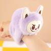Lovely Kawaii Labubu Animal Slap Snap Wrap Wristband Bracelet Labubu Plush Hand Ring Wristband Kid Toys Birthday Present